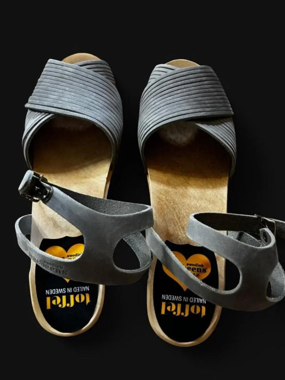 Swedish Hasbeens Gray Size 8